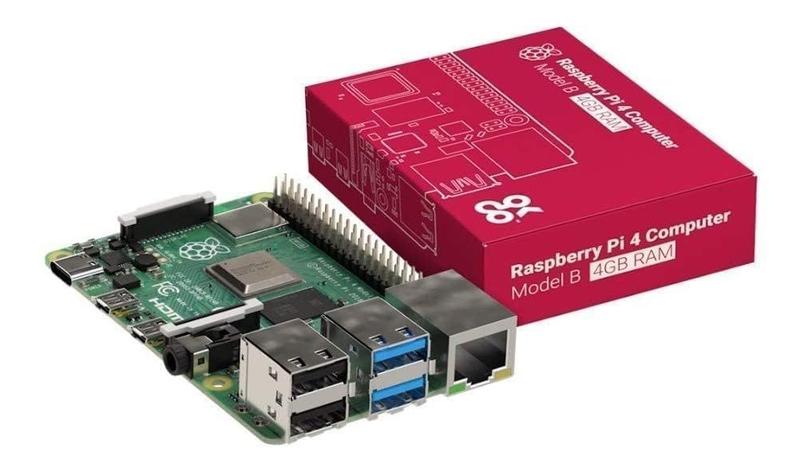 Computador de placa única Raspberry Pi 4 modelo B 2019 (4GB